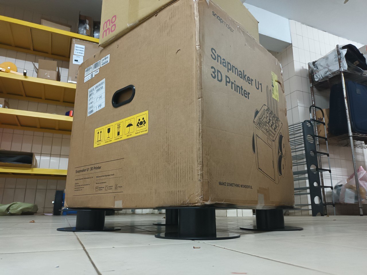 空料盤改造的防潮墨高底盤實際使用