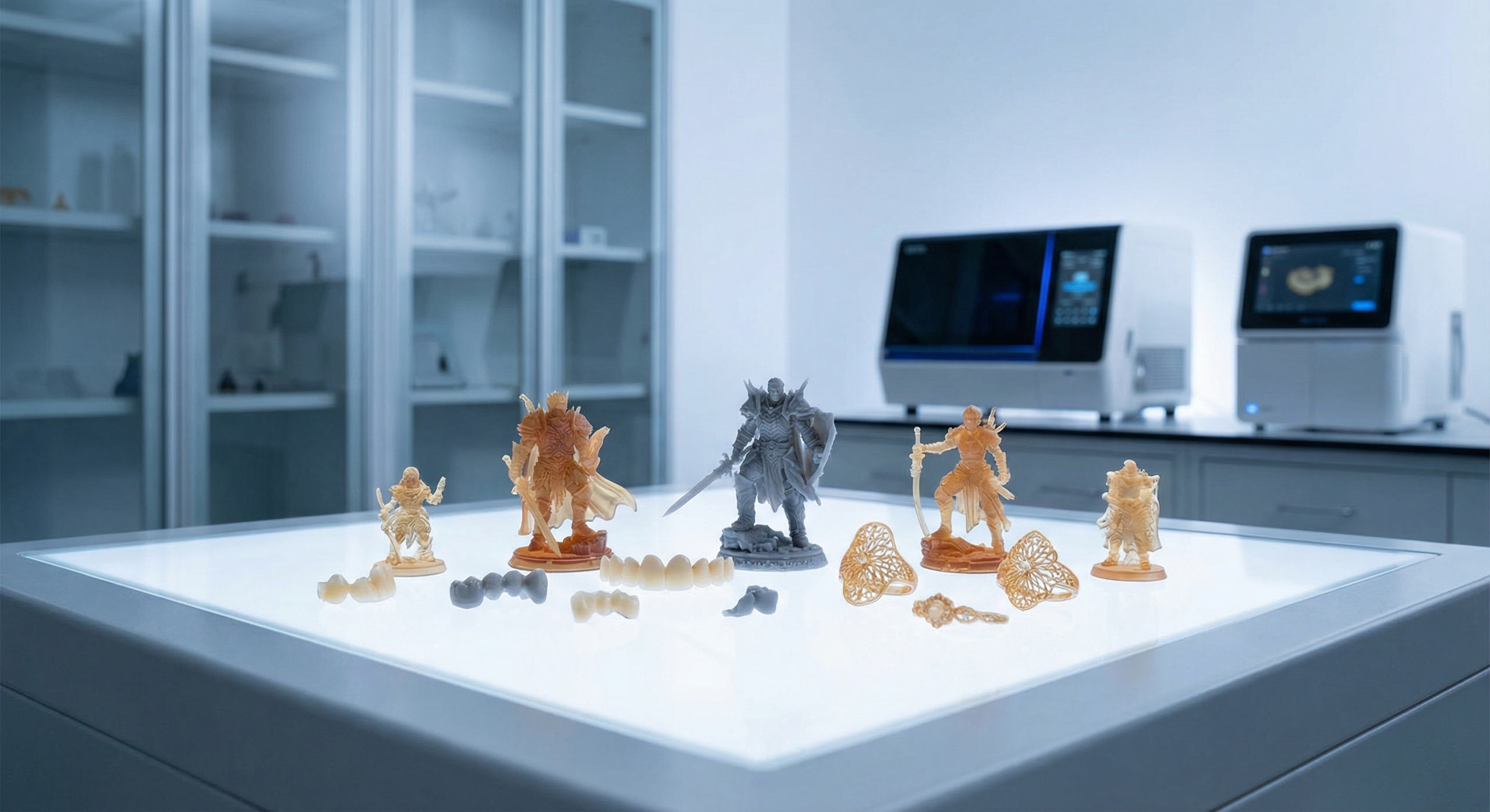 Resin 光固化成品範例