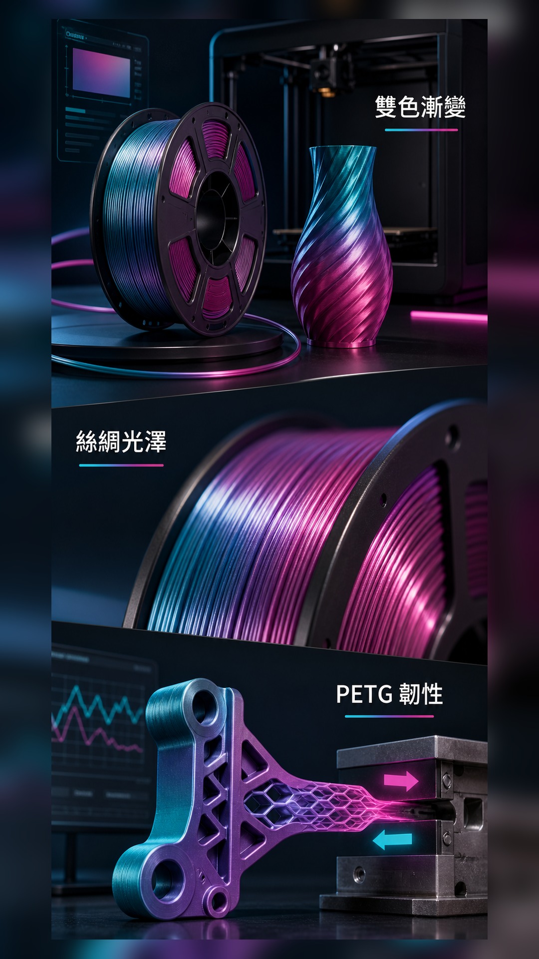 3DSTU PETG 絲綢金屬色詳情圖 2